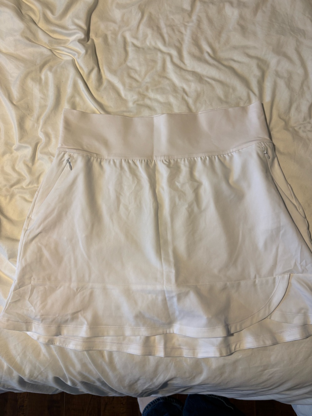 adidas White Athletic Skort